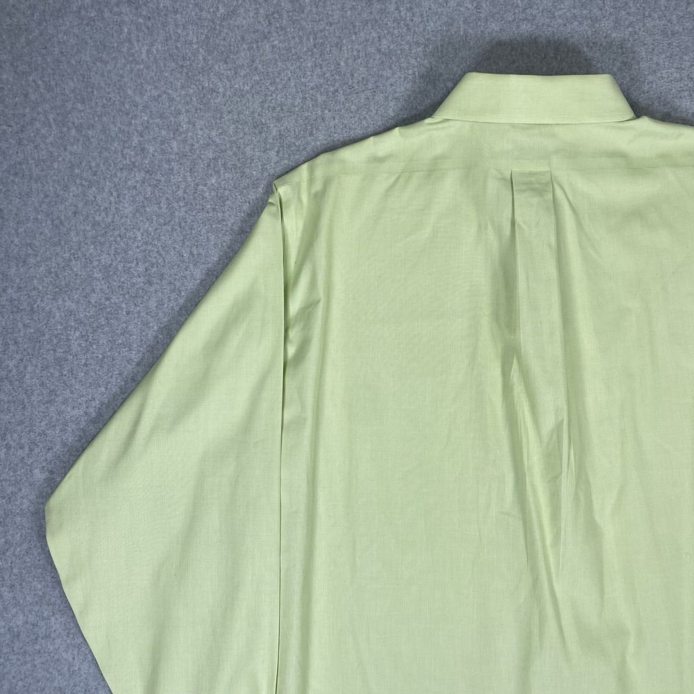 Brooks Brothers Button Down Shirt Mens 16.5-33 Yellow Traditional Fit Non-Iron - Picture 7 of 16